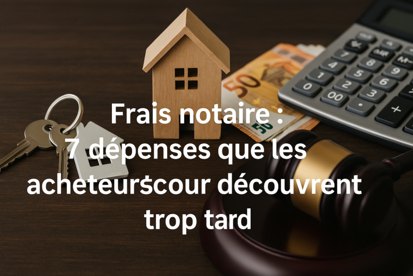 7 dépenses que les acheteurs découvrent trop tard
