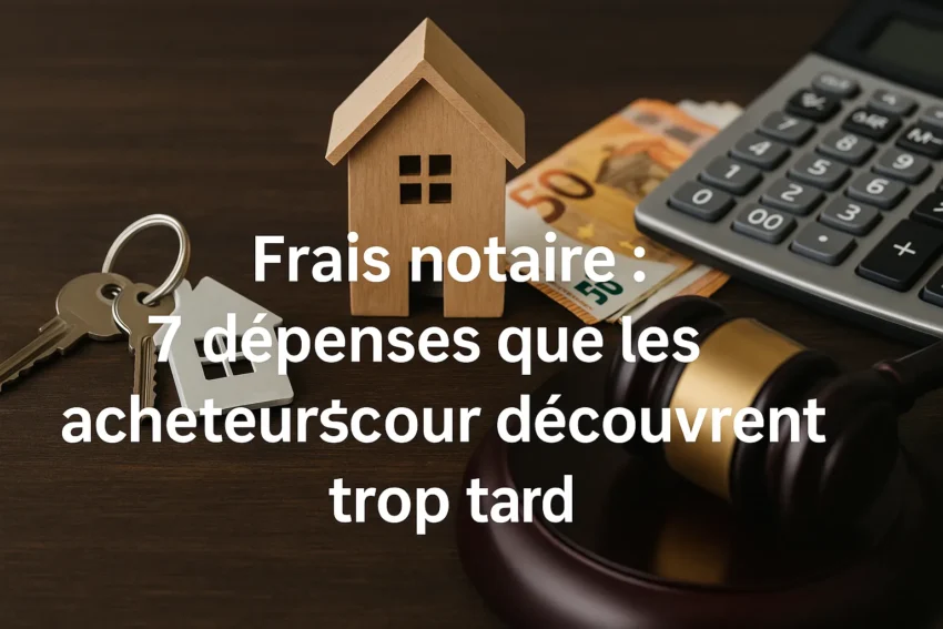 7 dépenses que les acheteurs découvrent trop tard