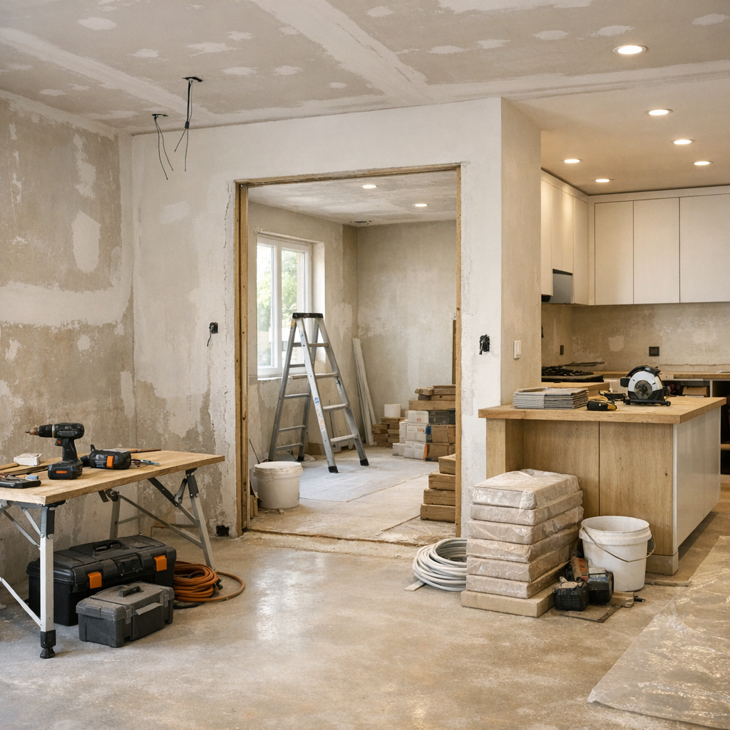 ordre des travaux rénovation maison