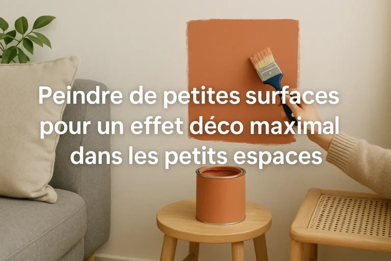 Peindre de petites surfaces pour un effet déco maximal dans les petits espaces